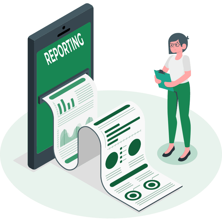 Financial Report Icon